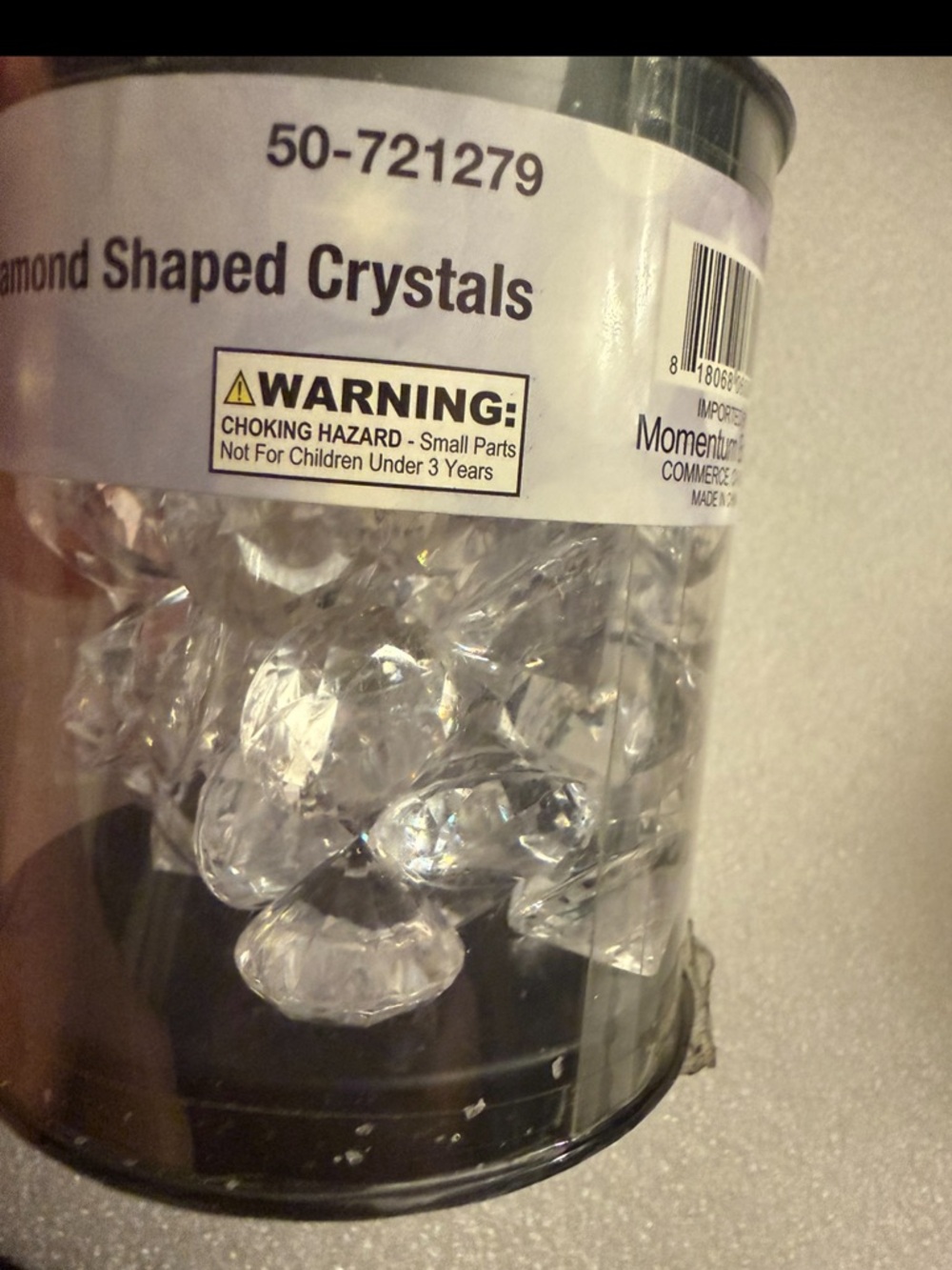 70 PCS Clear Acrylic Diamonds – Table Scatter & Vase Filler Decor - Picture 2 of 3